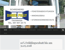 Tablet Screenshot of danielpally.ch